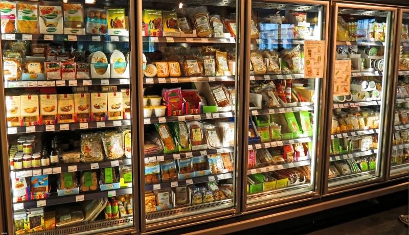 Supermarket Fridge Produce Food Market Retail